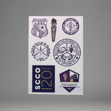 Load image into Gallery viewer, SCCO 120th ANNIV. STICKER SHEET
